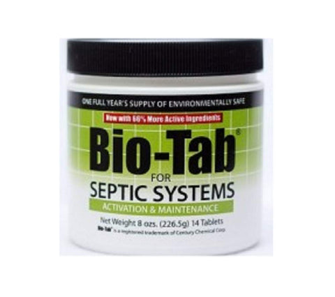 BioTab for Septic system (14 Tablets) 8 ozs (226.5g) - SepticTank.com