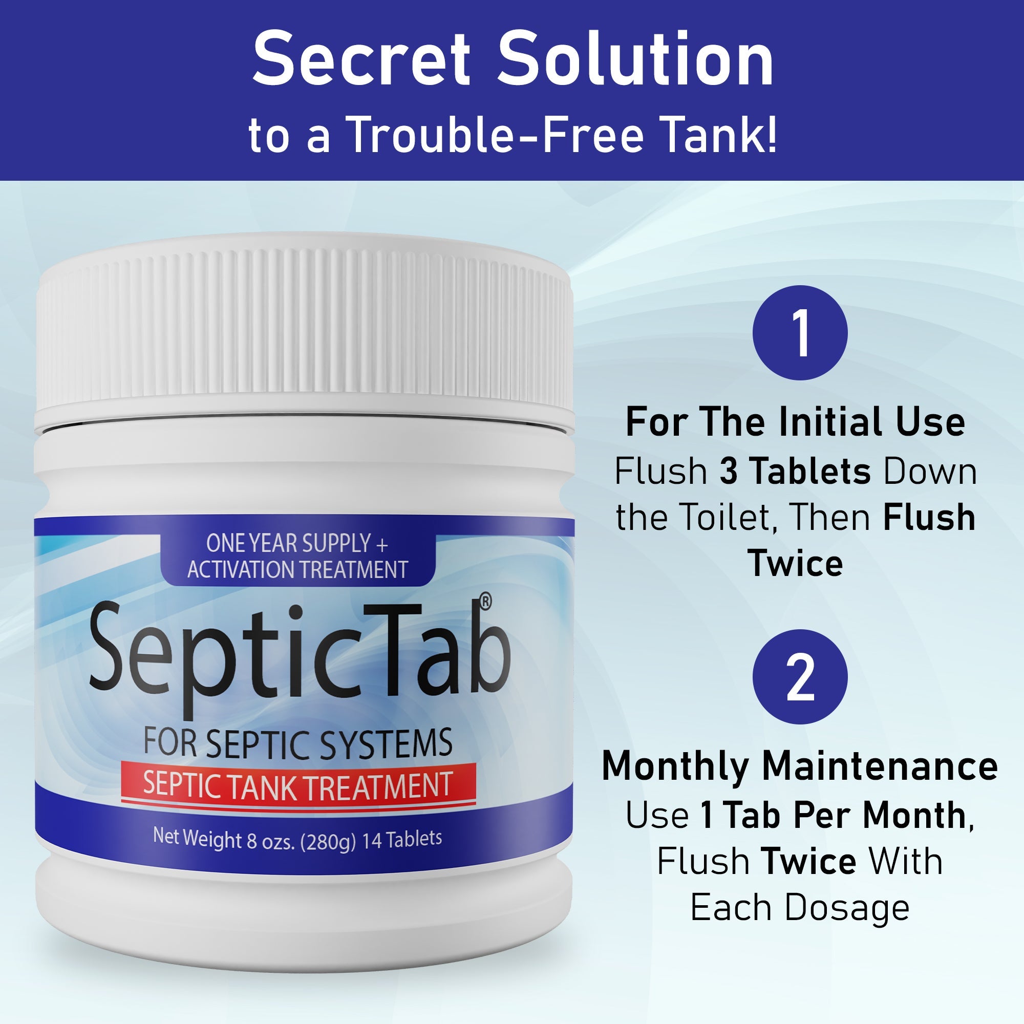 SEPTIC TAB SEPTIC TANK TREATMENT - SepticTank.com